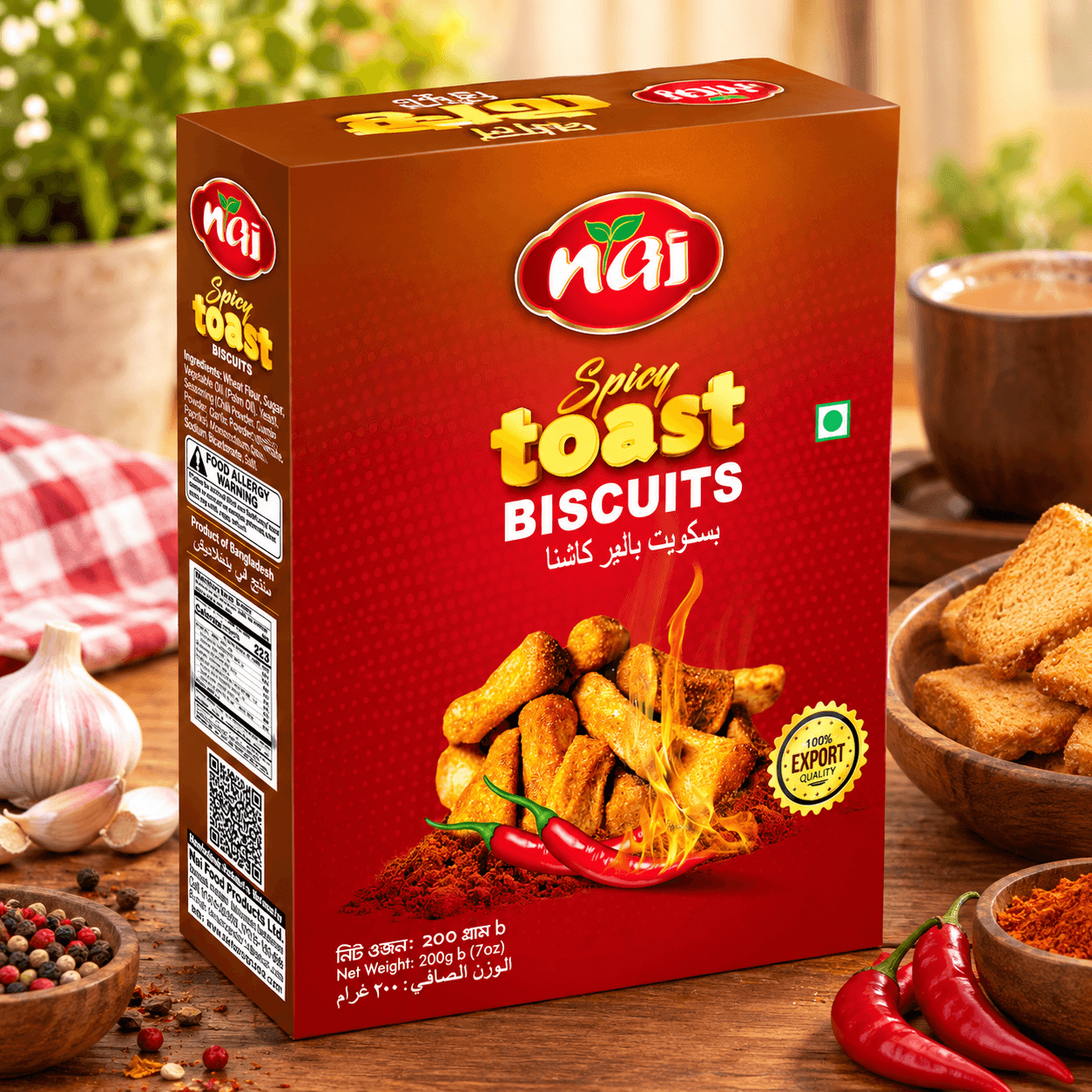 Spicy Toast Biscuits